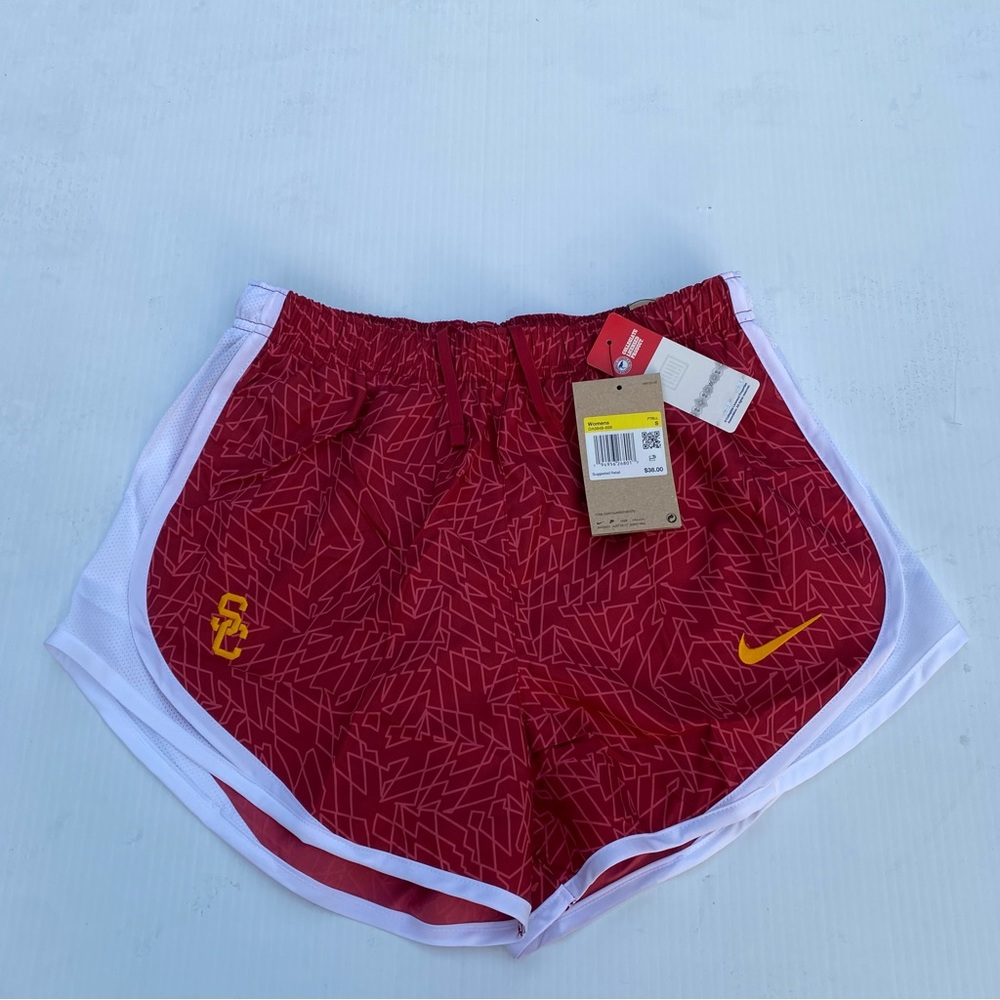 Nike USC Trojans Womens Running Tempo Shorts - Size Small/Large (DA3848-698) - Picture 2 of 6